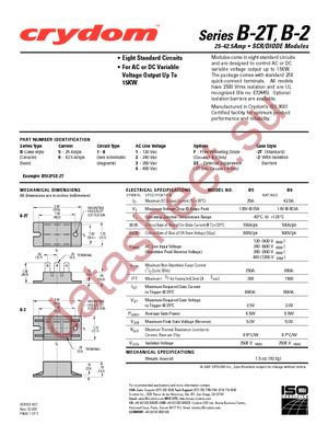 B554-2T datasheet  